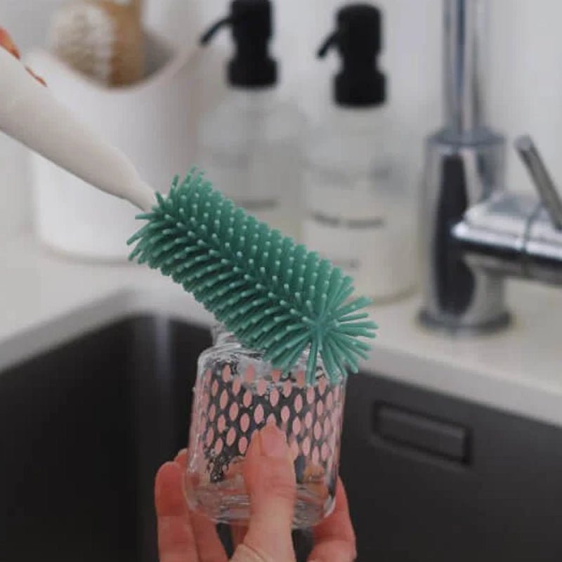 2-in-1 Silicone Bottle Cleaning Brush