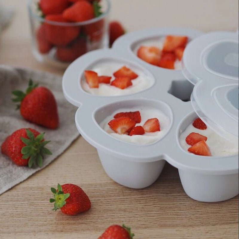 Baby Food Freezer Containers Silicone Portion Set – 150ml, 6 Pack
