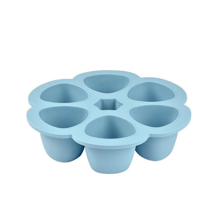 Baby Food Freezer Containers Silicone Portion Set – 6 Pack