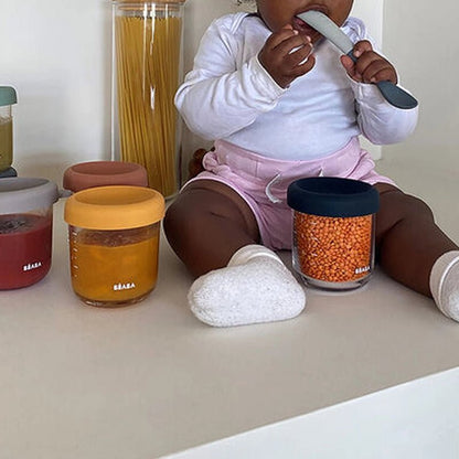 Baby Food Storage Glass Portion Jar Set - 250 ml - 6pcs