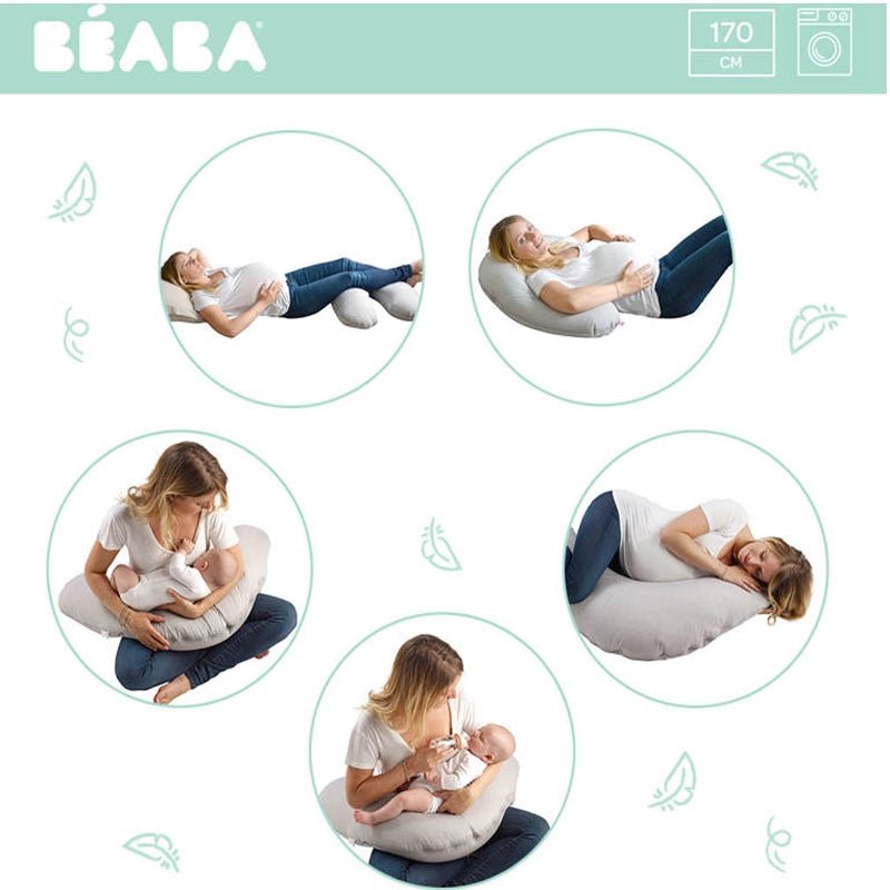 Big Flopsy Fleur de Coton Pregnancy &amp; Nursing Pillow