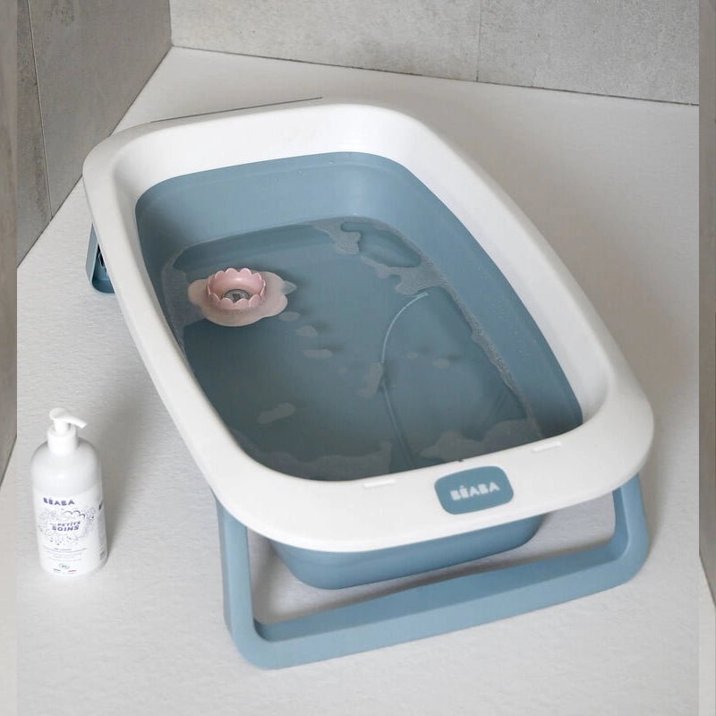 Foldable Baby Bathtub for Travel &amp; Small Spaces – Baltic Blue