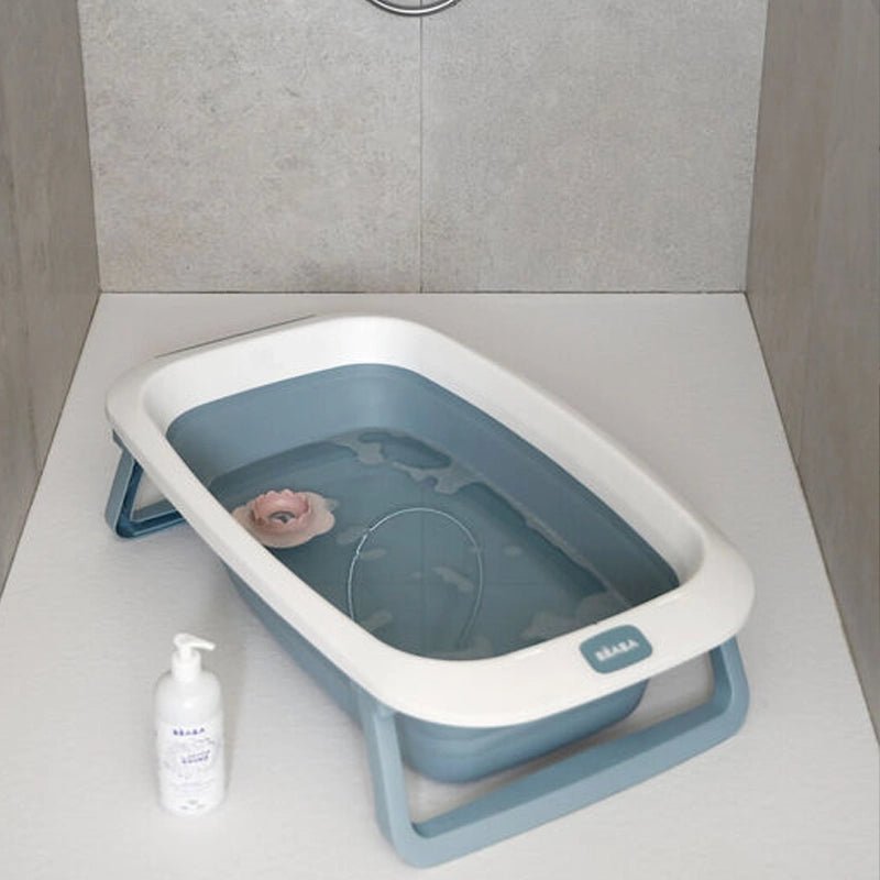Foldable Baby Bathtub for Travel &amp; Small Spaces – Baltic Blue