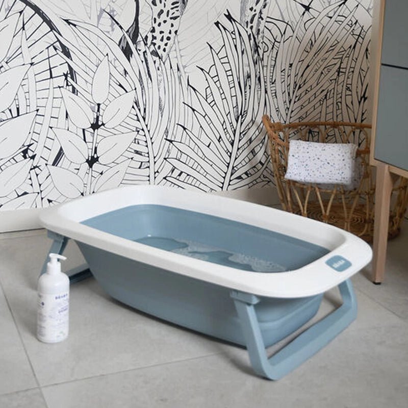Foldable Baby Bathtub for Travel &amp; Small Spaces – Baltic Blue