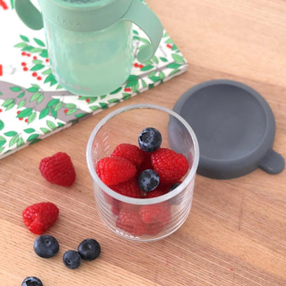 Glass Baby Food Container for Purees &amp; Weaning Meals - 250ml