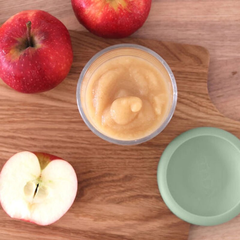 Glass Baby Food Container for Purees &amp; Weaning Meals - 250ml