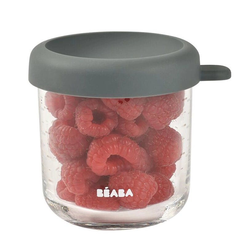 Glass Baby Food Container for Purees &amp; Weaning Meals - 250ml