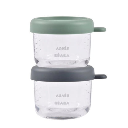 Glass Baby Food Storage Jars - 150ml, Set of 2