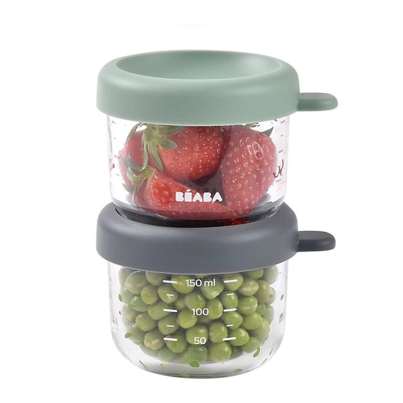 Glass Baby Food Storage Jars - 150ml, Set of 2