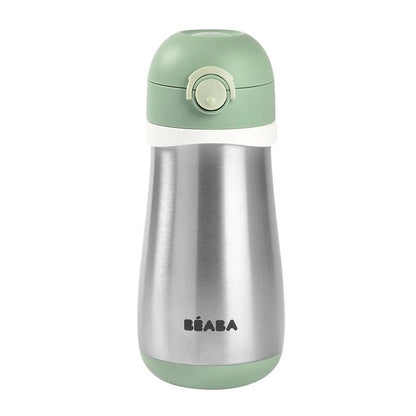 Leak-Proof Stainless Steel Kids Spout Bottle with Handle - 350ml