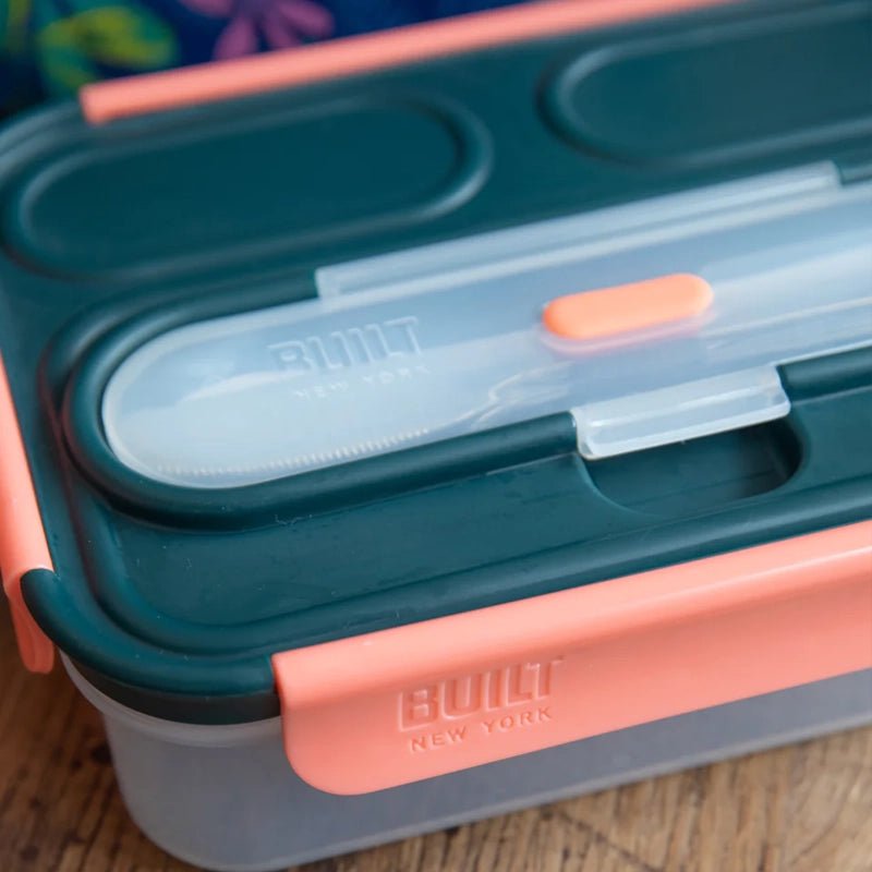 Bento Lunch Box With Stainless Steel Cutlery - Waha Lifestyle