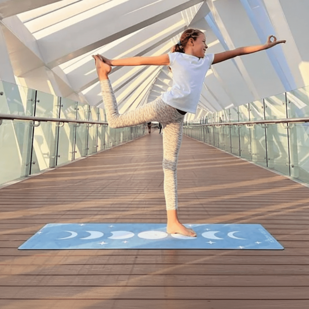 BLOOMY KIDS Natural Rubber Non-Slip Yoga Mat for Kids &amp; Adults in Kuwait - Waha Lifestyle