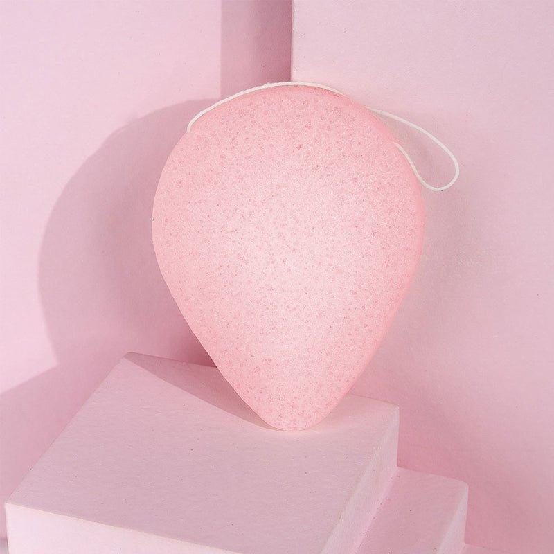 Brushworks Konjac Pink Clay Sponge - Waha Lifestyle