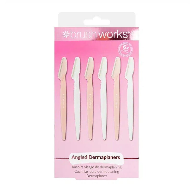 Angled Dermaplaning Facial Razors - Pack of 6