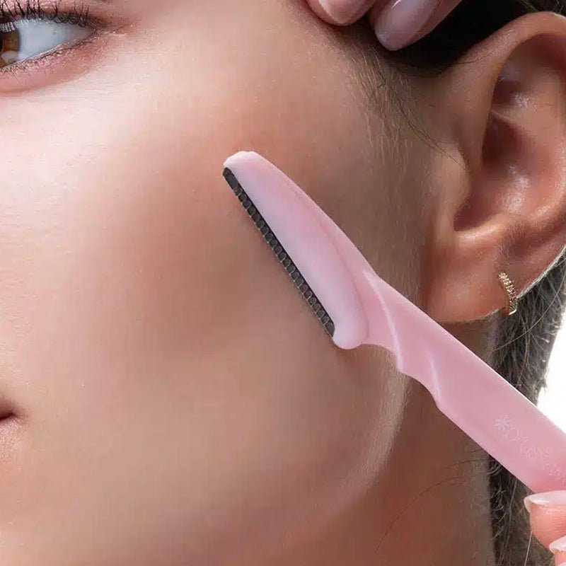 Angled Dermaplaning Facial Razors - Pack of 6