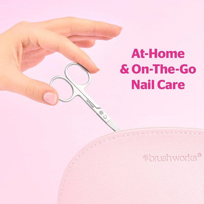 Curved Stainless Steel Nail Scissors for Fingernails &amp; Toenails