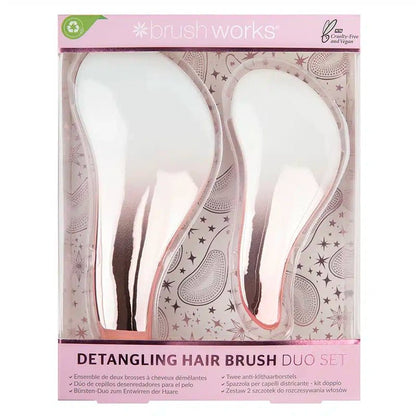 Detangling Hair Brush Duo Set