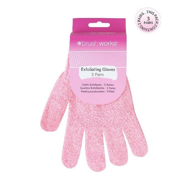 Exfoliating Shower Gloves for Smooth Skin - 3 Pack