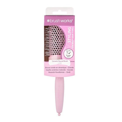 Large Ceramic Round Hair Brush for Bouncy Blowouts