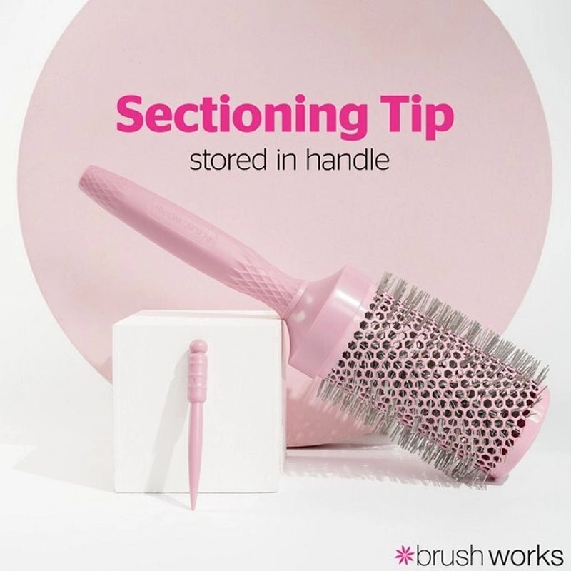 Large Ceramic Round Hair Brush for Bouncy Blowouts