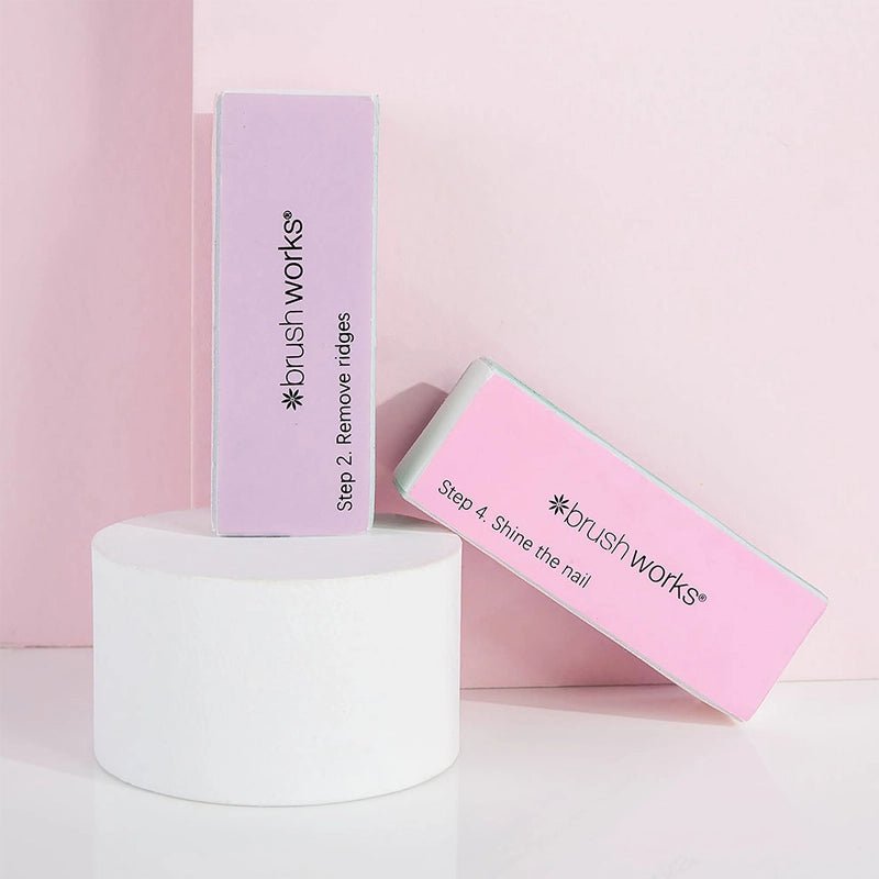 Pastel Nail Buffing Blocks - 2pcs