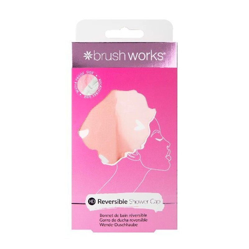 Reversible Heart Pattern Shower Cap