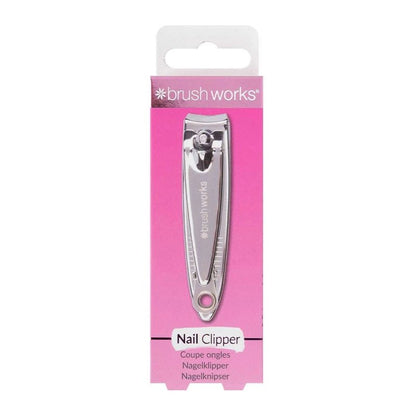 Stainless Steel Fingernail Clipper with Built-In File &amp; Cleaner