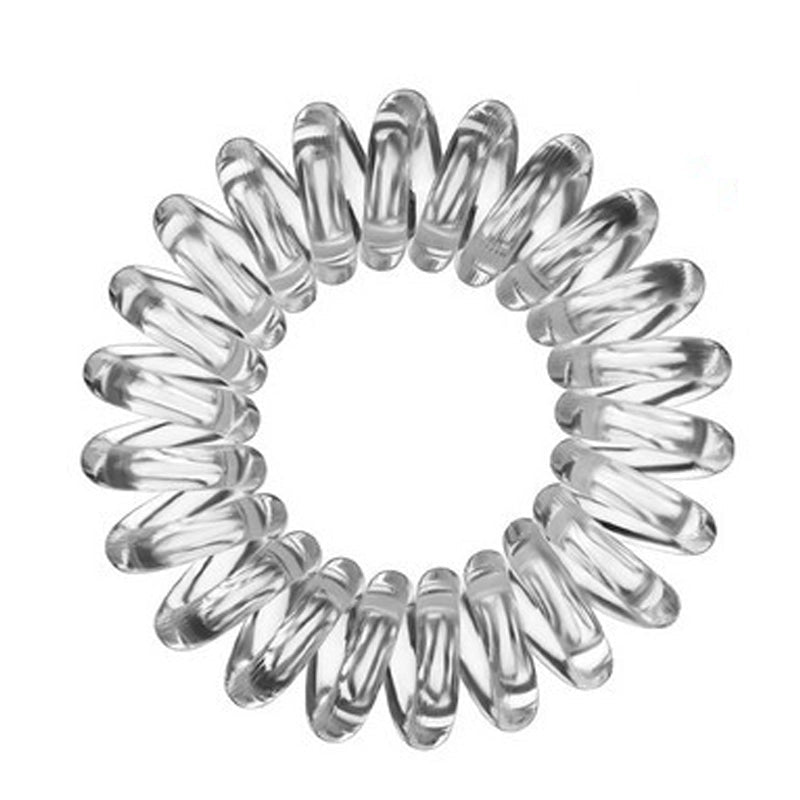 BRUSHWORKS Wonder Bobbles No-Kink Spiral Hair Ties - 6pcs - Clear in Kuwait - Waha Lifestyle