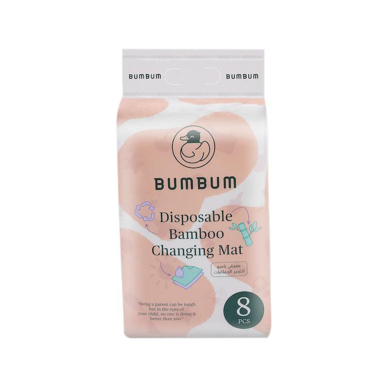 Bumbum Organic Changing Mat - Made From Bamboo - 8pcs - Waha Lifestyle