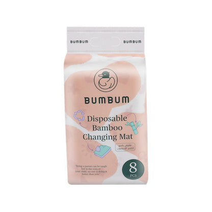 Bumbum Organic Changing Mat - Made From Bamboo - 8pcs - Waha Lifestyle