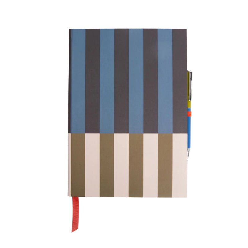 Block Stripe Casebound Notebook &amp; Pen Set