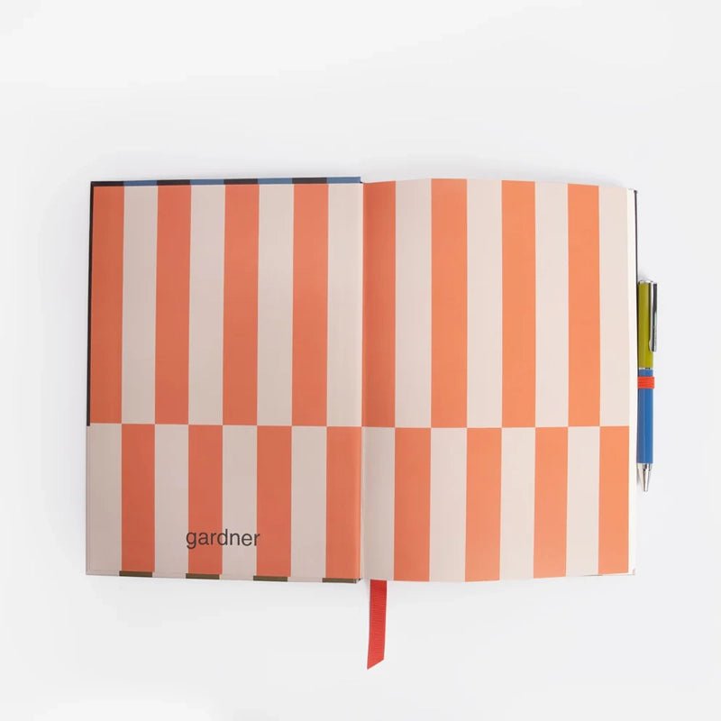 Block Stripe Casebound Notebook &amp; Pen Set