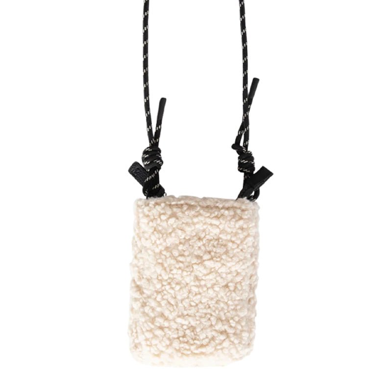 Borg Phone Pouch Bag - Cream