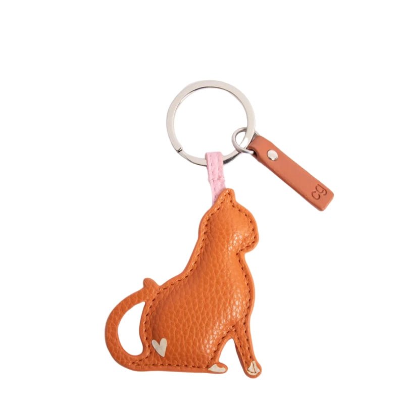 CAROLINE GARDNER Ginger Cat Keyring - Waha Lifestyle - Kuwait