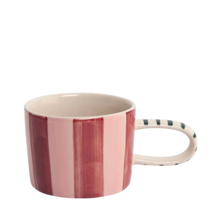 Hand-painted Glazed Ceramic Mug