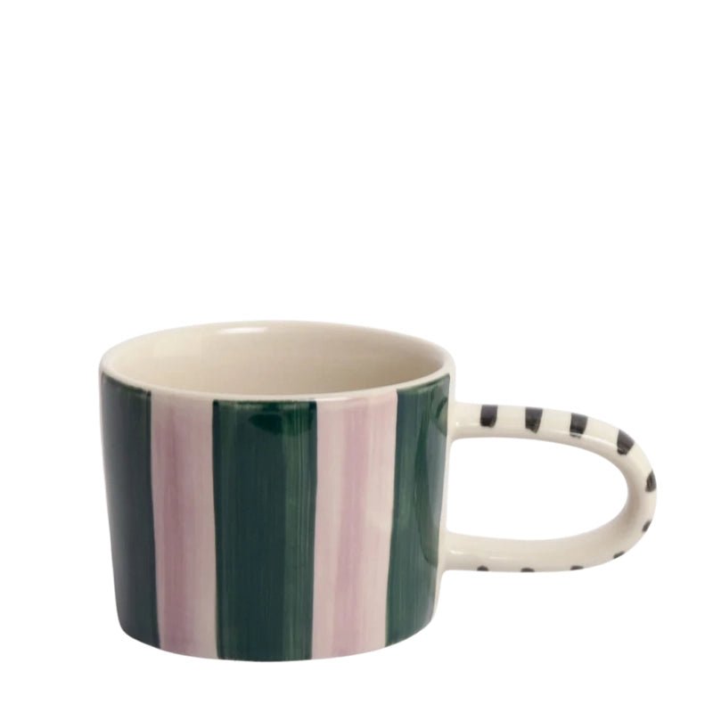 Hand-painted Glazed Ceramic Mug