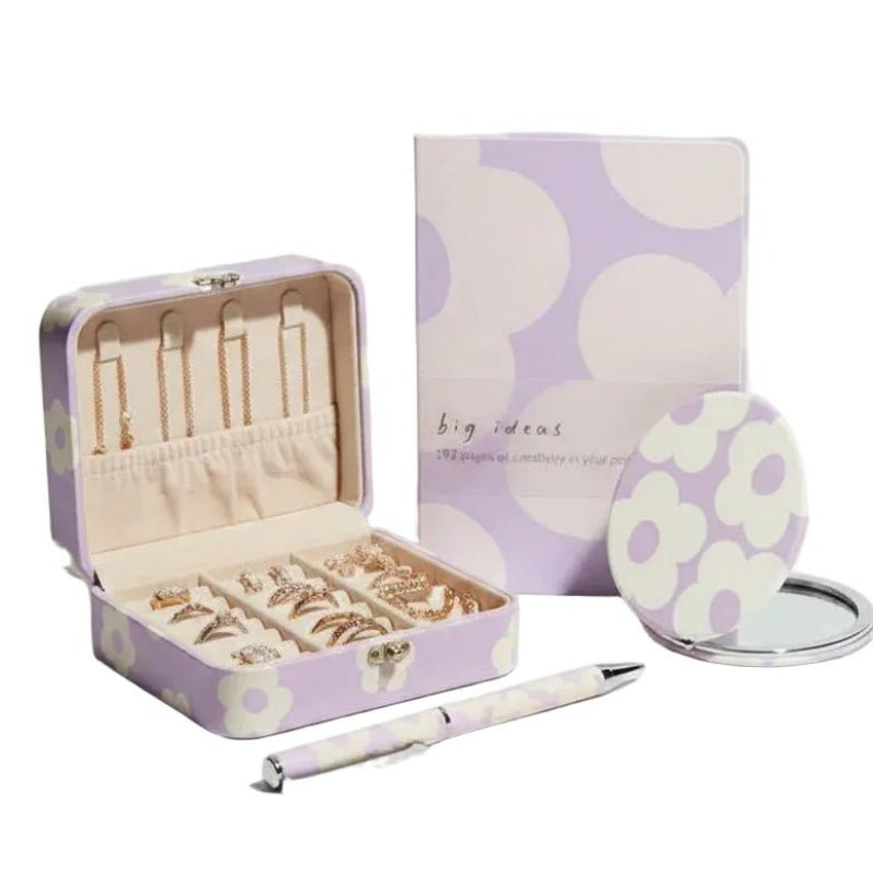 CAROLINE GARDNER Lilac Bloom Organized Travel Gift Set in Kuwait - Waha Lifestyle
