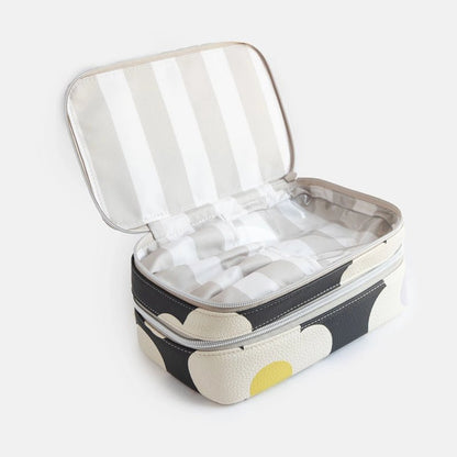 Makeup Travel Organizer Bag with Two Compartments