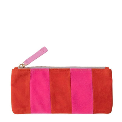 Slim Rectangle Pencil Case with Gold-Tone Zip