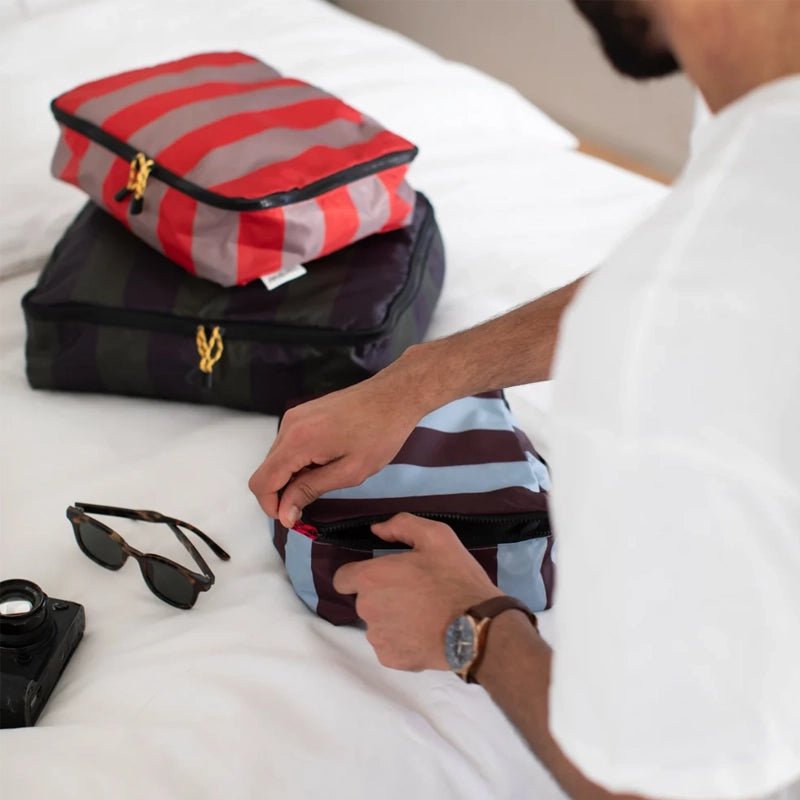 Travel Packing Cubes Set - Multi-Size Luggage Organizers - 3pcs