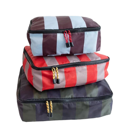 Travel Packing Cubes Set - Multi-Size Luggage Organizers - 3pcs