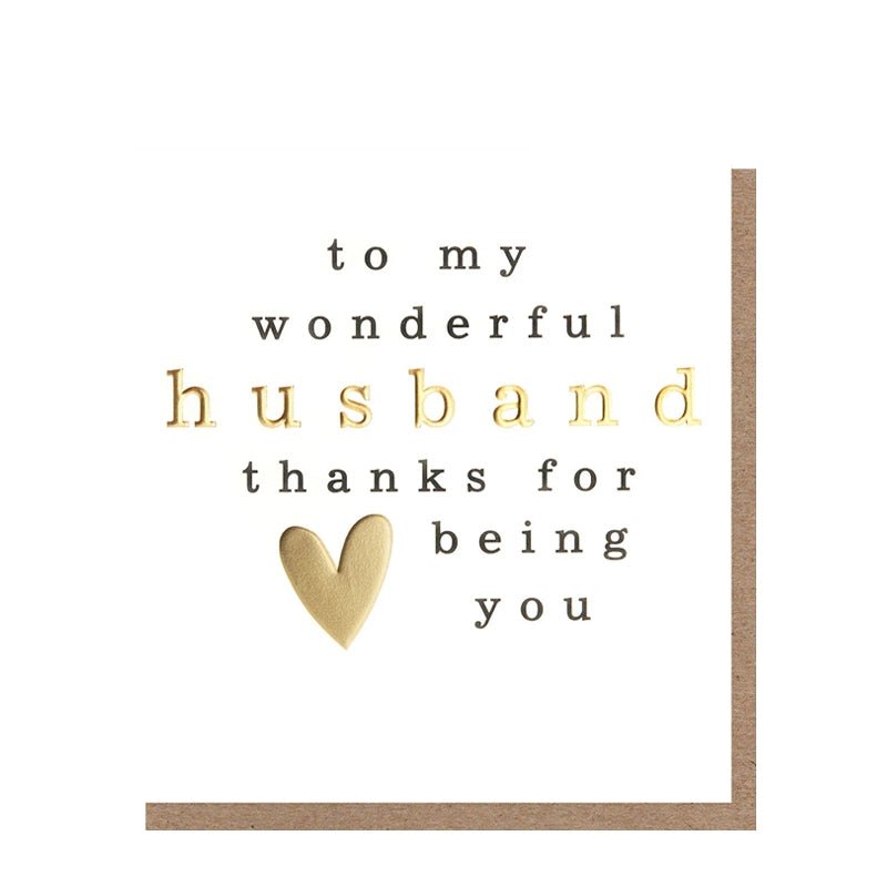 CAROLINE GARDNER Wonderful Husband Birthday Card in Kuwait - Waha Lifestyle