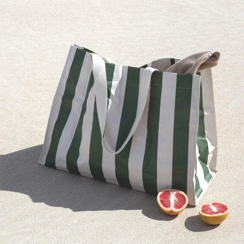 Carryall Beach Bag in Rio Sun Stripe - Waha Lifestyle