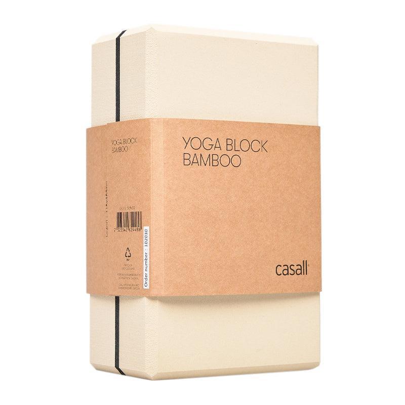 Casall Bamboo &amp; Rice Husk Yoga Block - Waha Lifestyle