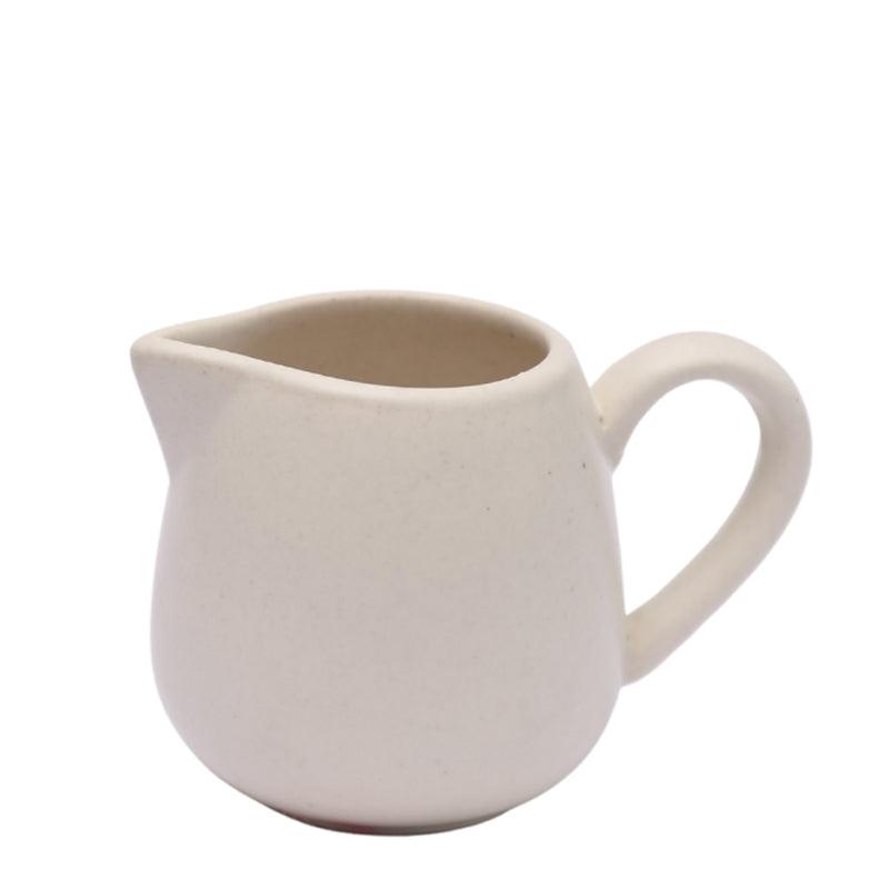 Ceramic Milk Creamer - White - Waha Lifestyle