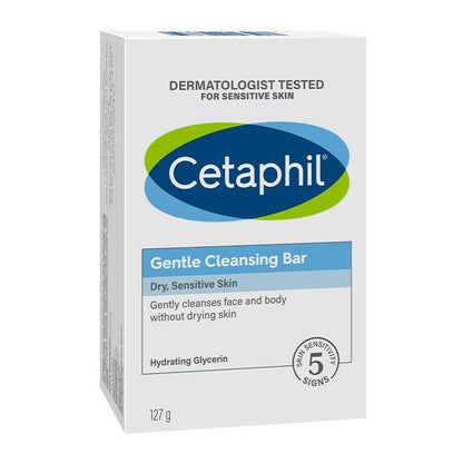 Cetaphil Gentle Cleansing Bar Soap - 127g - Waha Lifestyle