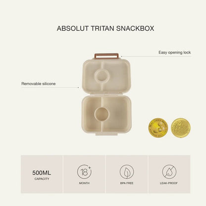 Leakproof Tritan Kids Snack Box with 3 Compartments