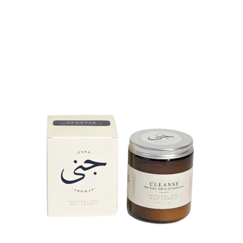 Cleanse Natural Soy Wax Candle - Waha Lifestyle