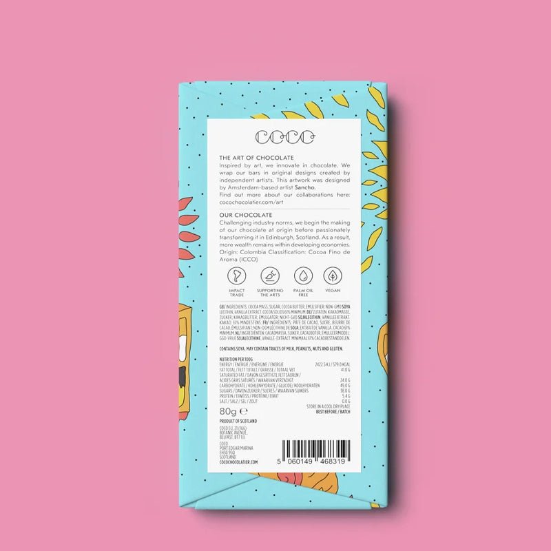 Colombian 61% Dark Chocolate Bar