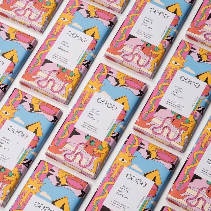 Golden Apple Pie Milk Chocolate Bar